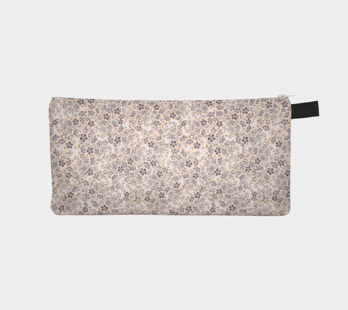 Lilac and Peach Pencil case