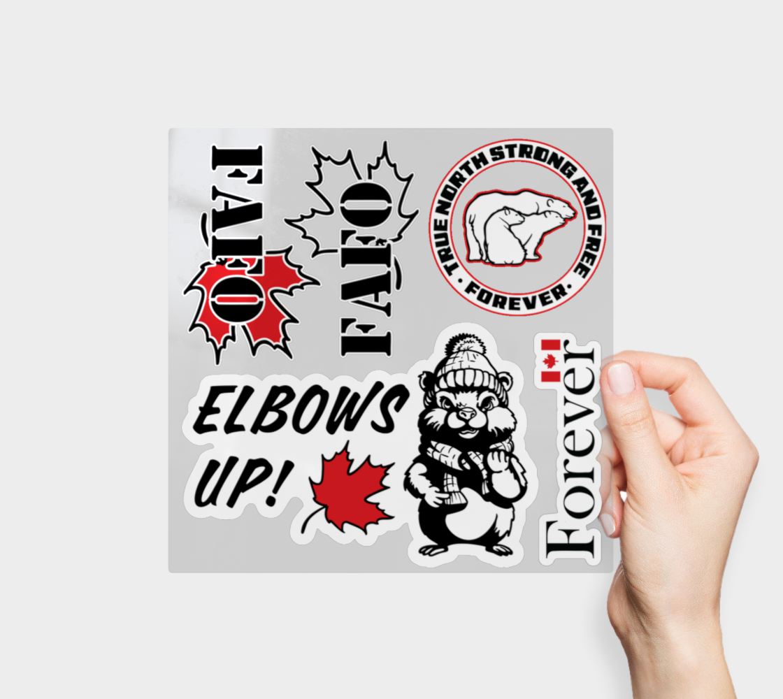 Canadian Pride Permanent Stickers