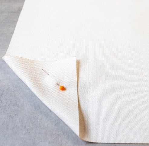 Maple leaves on Geodes Cotton Canvas Fabric