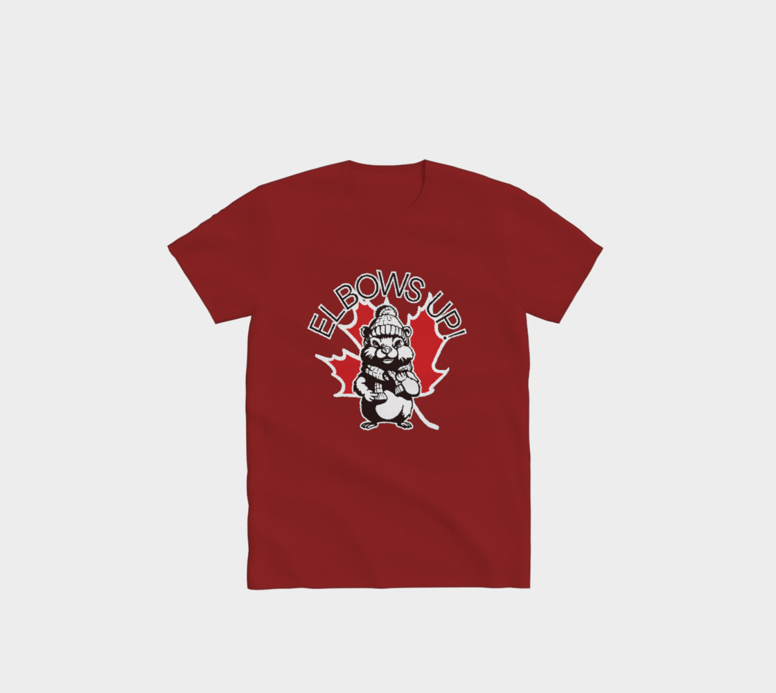 Elbows Up Angry Beaver T-Shirt