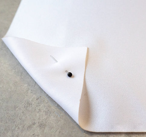Moths - Modern Neutral - Heavy Satin Fabric