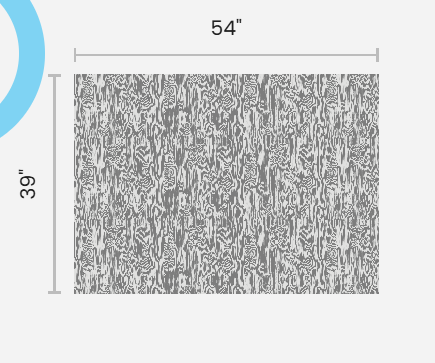 Wood Grain Grey Poly Canvas Fabric