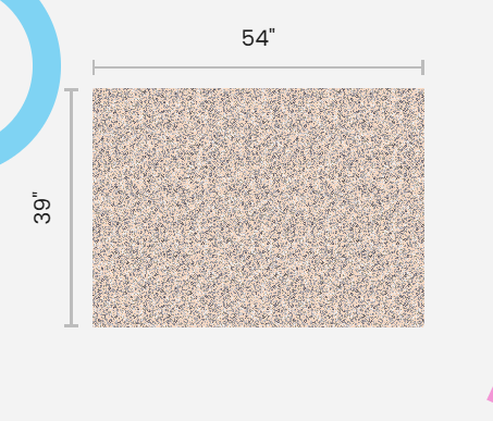 Lilac and Peach Ditsy Floral Spun Poly