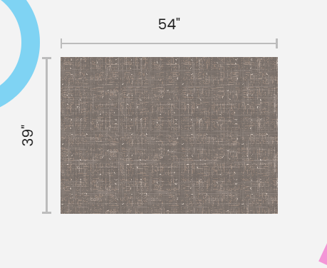 Tree Blocks - Neutral Brown - Cotton Linen Canvas