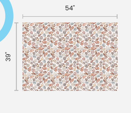 Seashell Dreams - Pink- Cotton Linen Canvas Fabric