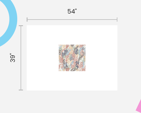 Watercolour Seaweed - Pastels - Swimsuit Knit fabric