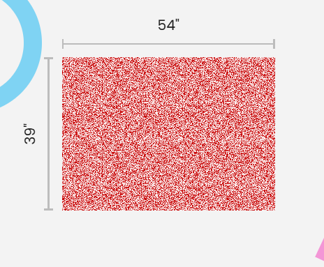 Red Ditsy Floral Cotton Silk Fabric