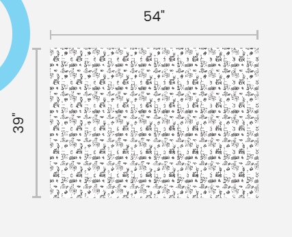 Camping Implements - Black and White - Poly Twill Fabric