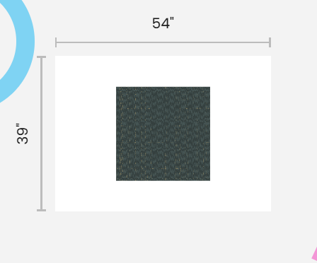 Herringbone - Green - Cotton Linen Canvas
