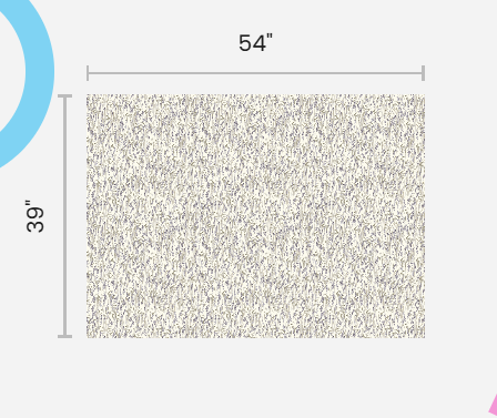 Watercolour Lavender - Cream - Poly Chiffon Fabric