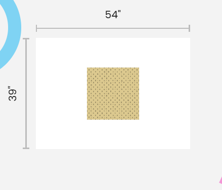 Polka Smudges - Yellow - Poly Chiffon Fabric