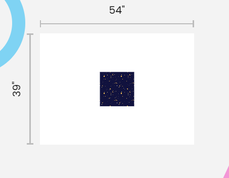 Starry Nights Satin Charmeuse Fabric