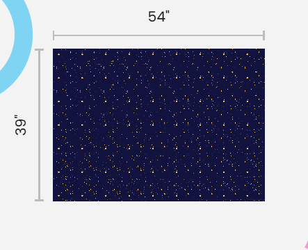 Starry Nights Satin Charmeuse Fabric