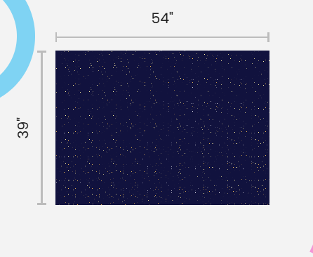 Starry Skies Glitter Performance Knit Fabric