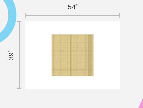 Sashiko - Yellow - Matte Crepe Fabric