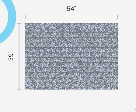 Wave Lines - Blue/Grey - Swimsuit Knit Fabric