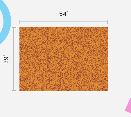 Windy Leaves - Orange - Poly Twill Fabric