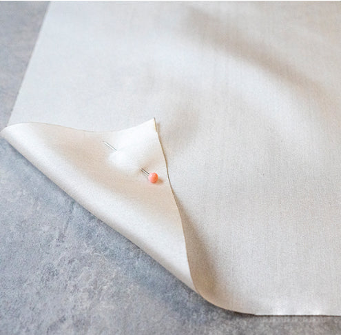 Watercolour Garden - Peach - Silk Habotai Fabric