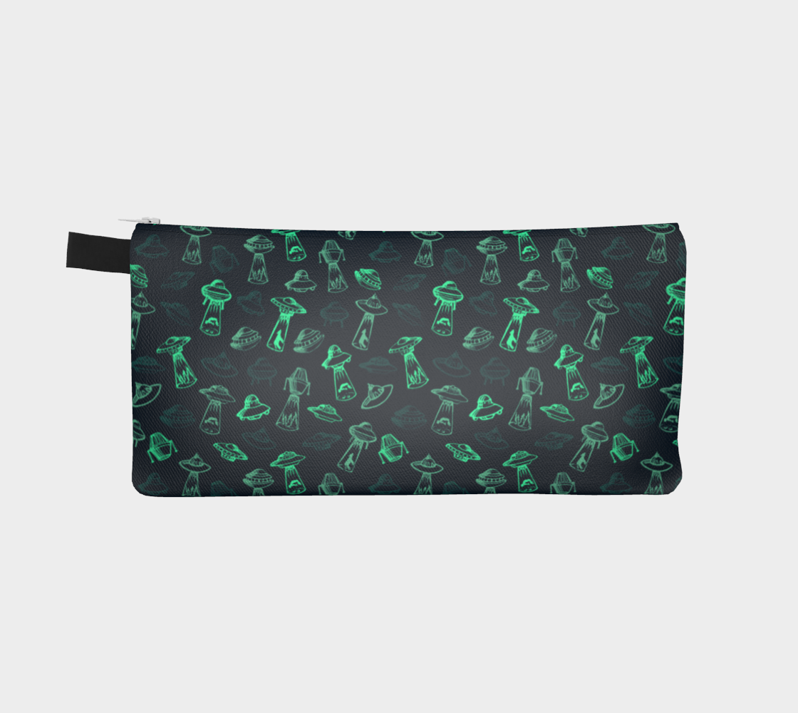 "Get in We're Going Shopping" green pencil case