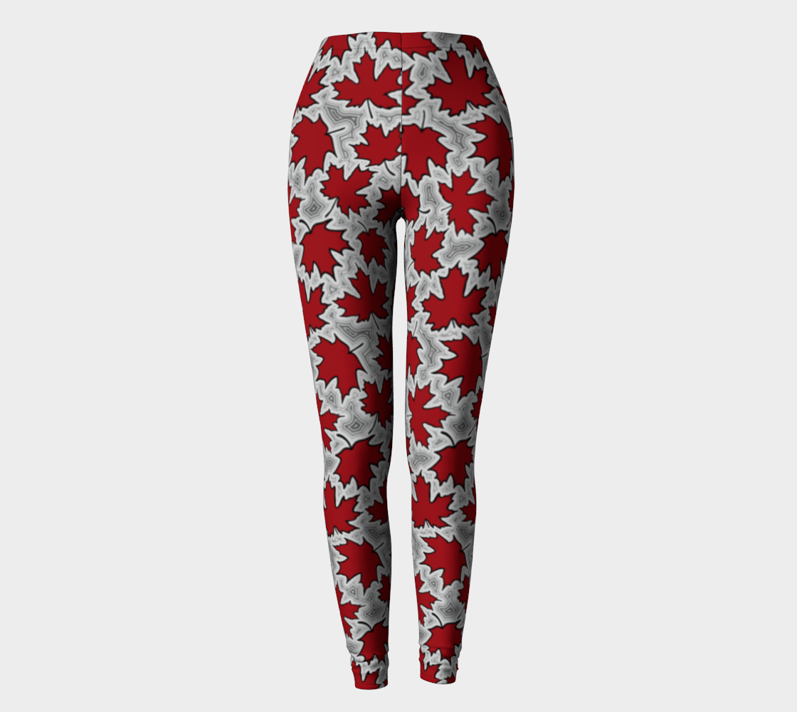 Maple Leaf With Geode Leggings