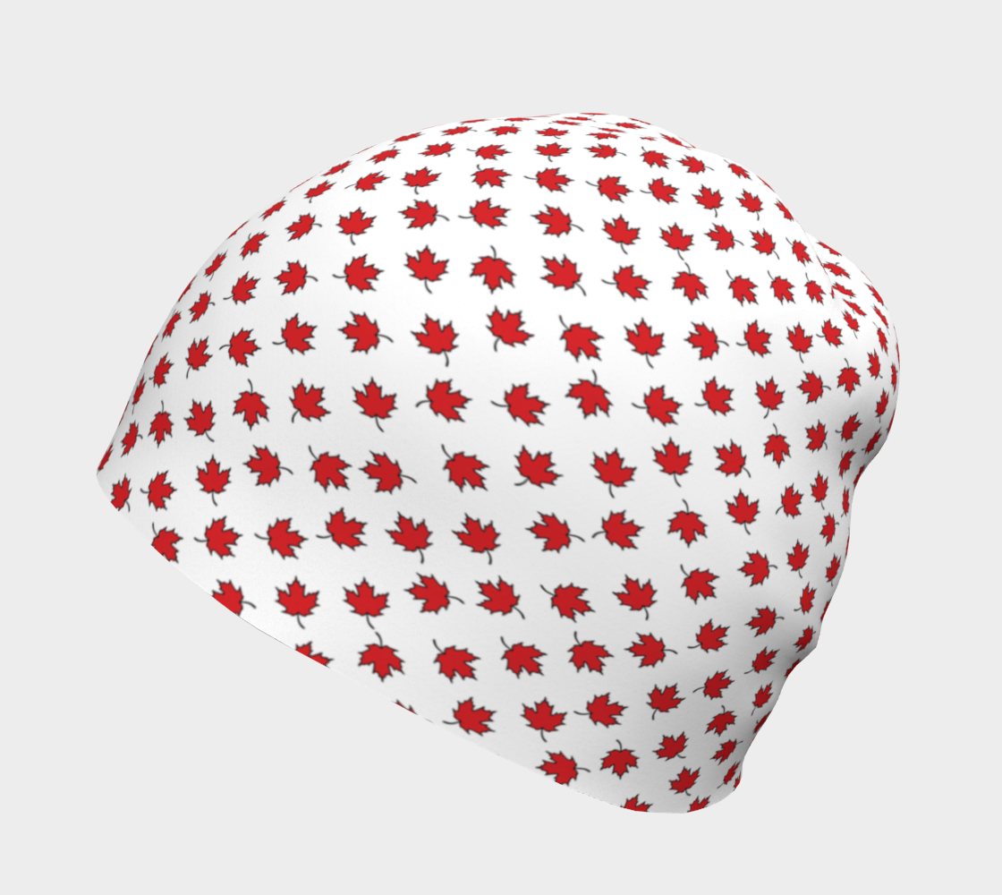 Tuque bébé petites feuilles d'érable