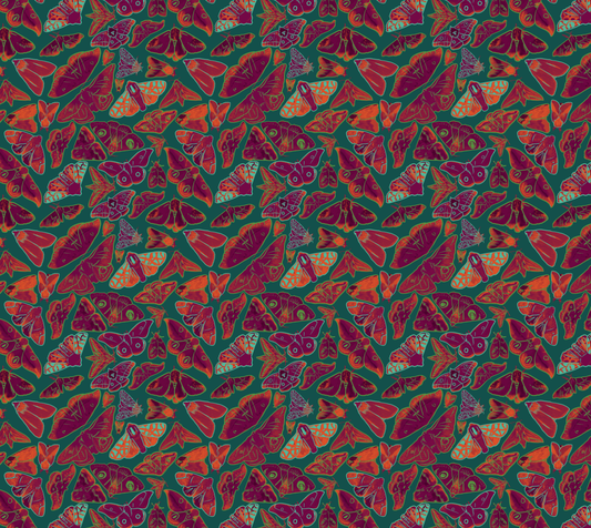 Twilight Moths Swimsuit Knit Fabric