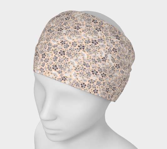 Lilac and Peach Headband