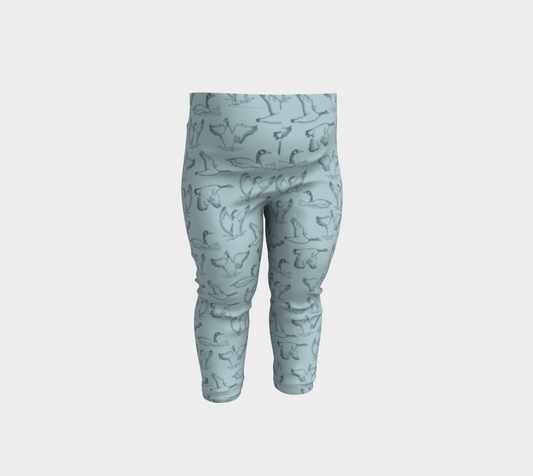 Leggings bébé Canada Goose bleu