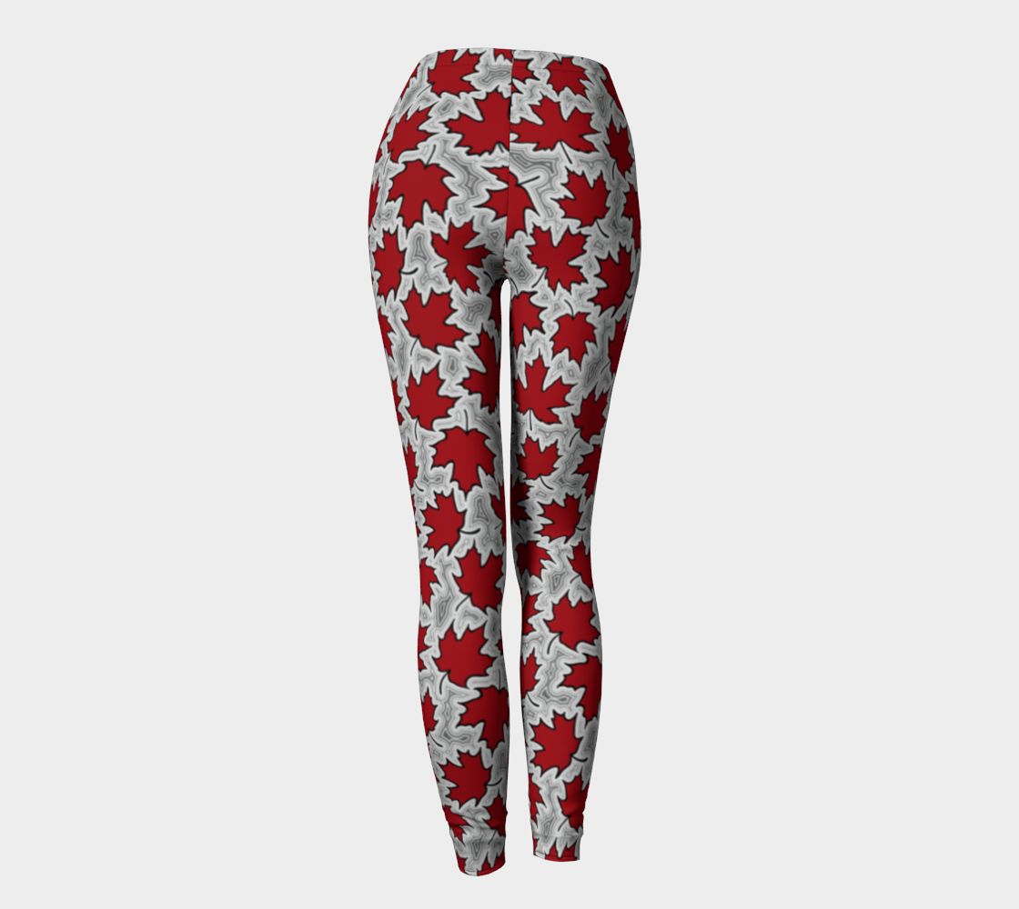 Maple Leaf With Geode Leggings