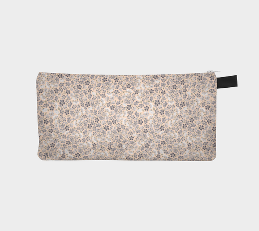 Lilac and Peach Pencil case
