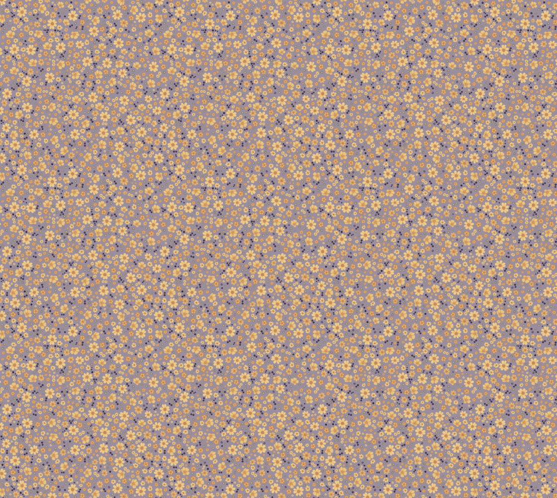 Sunshine and Lavender Silk Charmeuse Fabric
