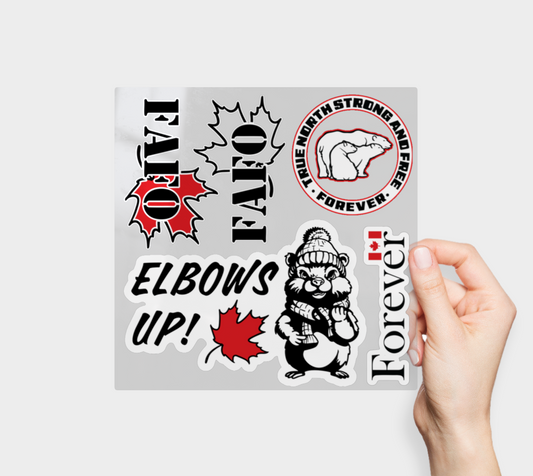 Canadian Pride Permanent Stickers