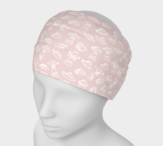 "Get in, we're going shopping" UFO headband Pink