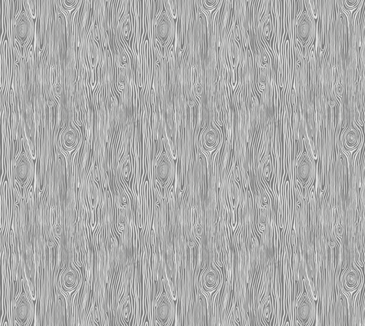 Wood Grain Grey Poly Canvas