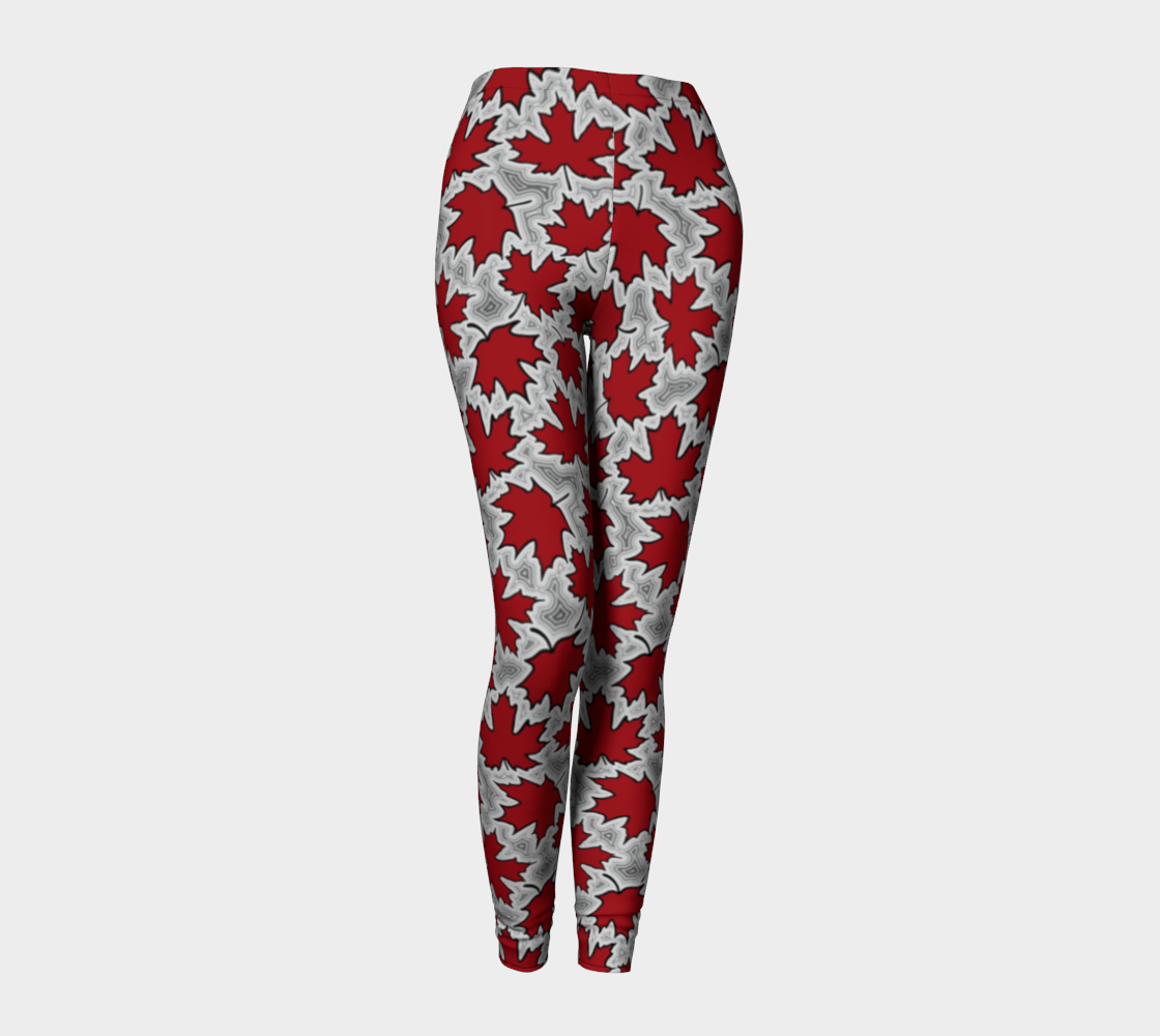Maple Leaf With Geode Leggings