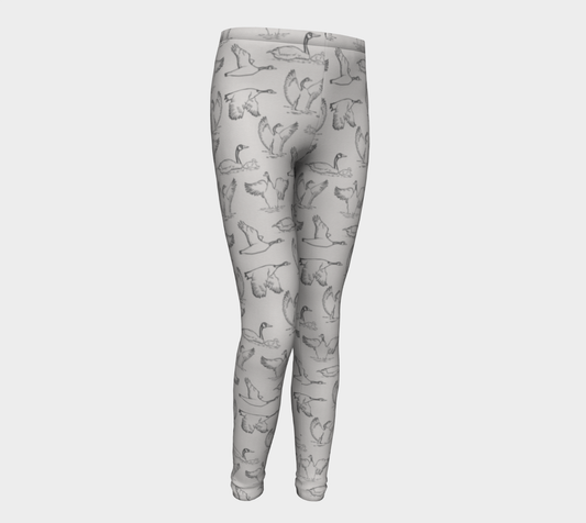 Canada Goose Gray Youth Leggings