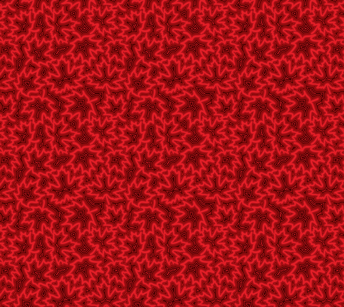 Glowing Red Maple Leaves Performance Knit Fabric