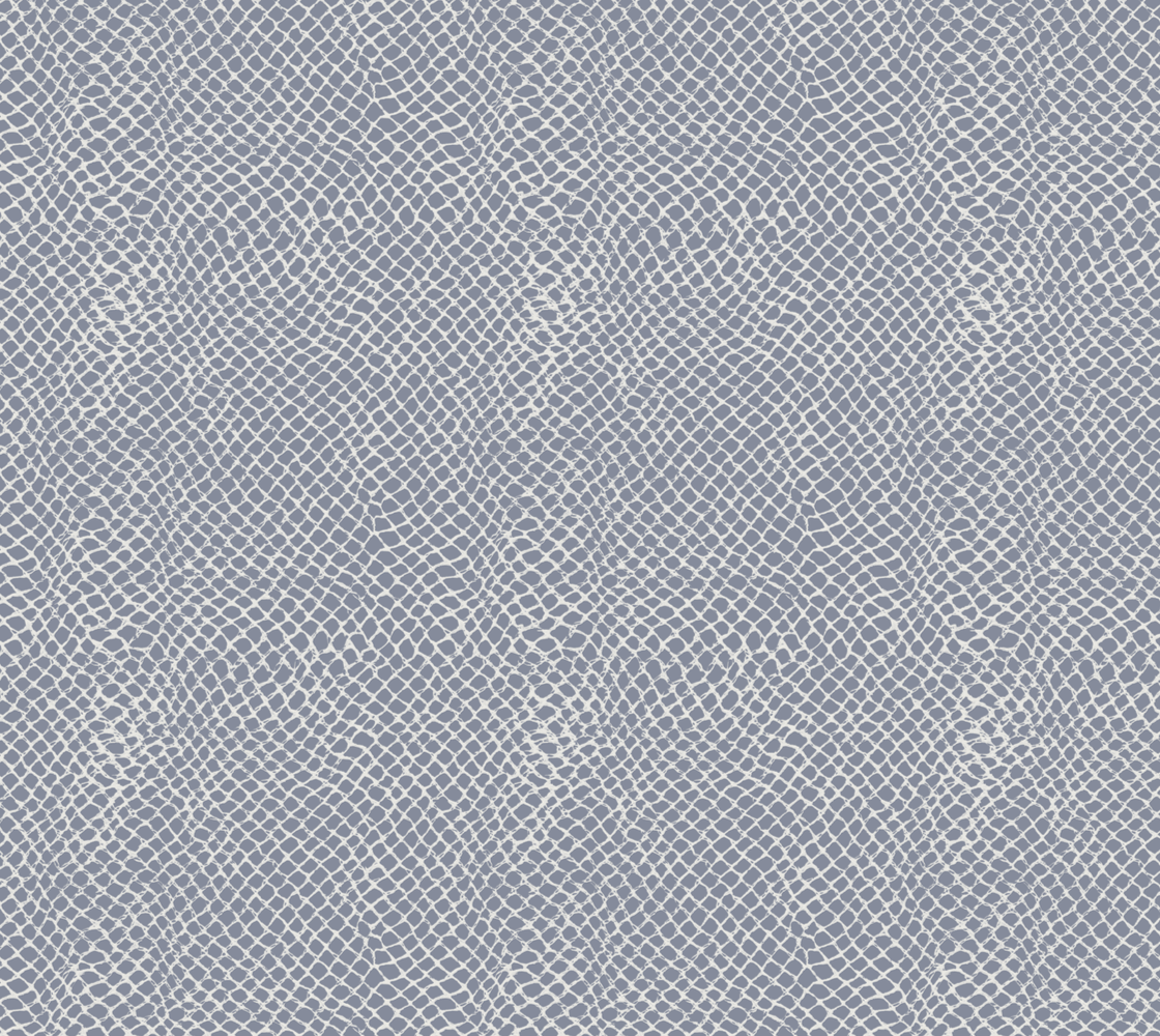 Coastal Weave Blue Organic Quilting Cotton