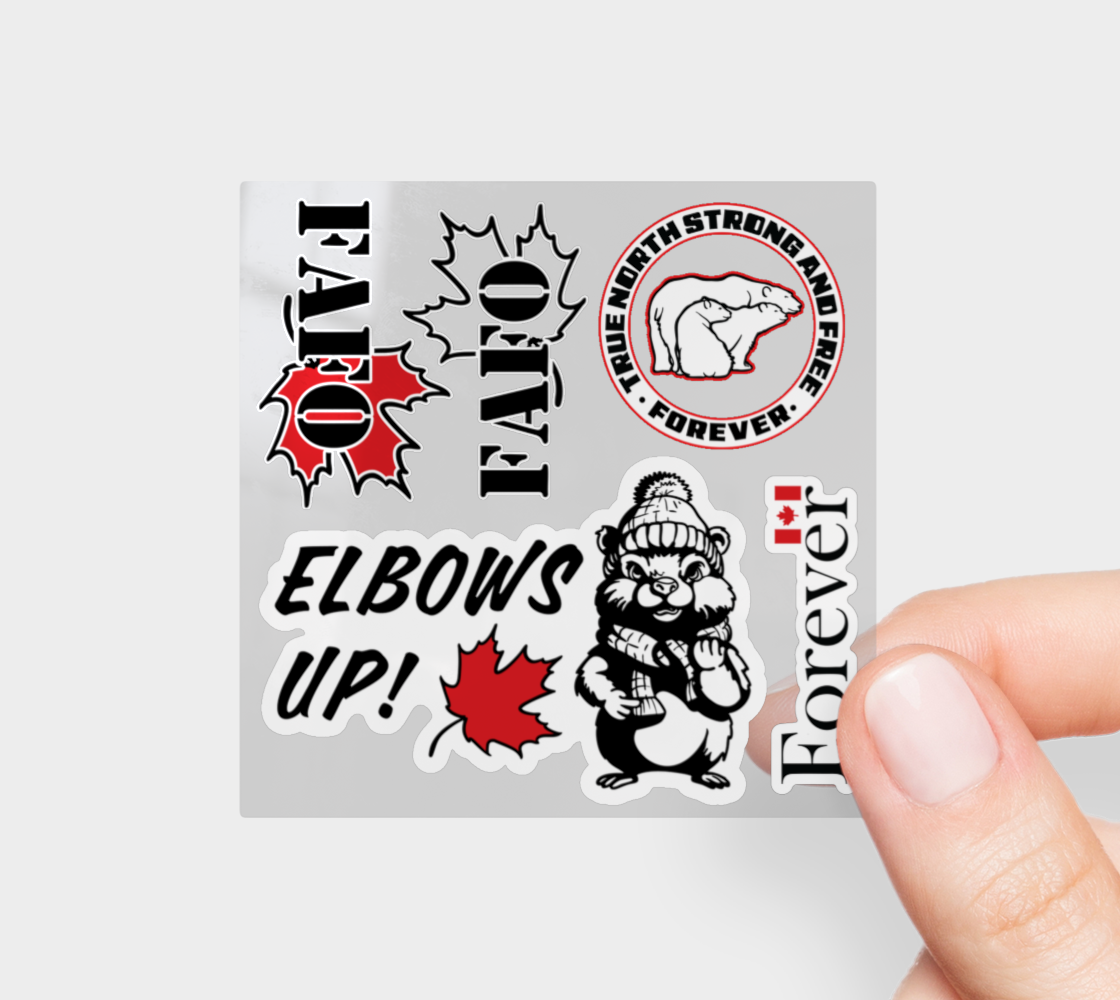 Canadian Pride Permanent Stickers