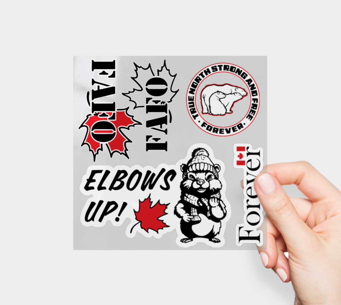 Canadian Pride Permanent Stickers