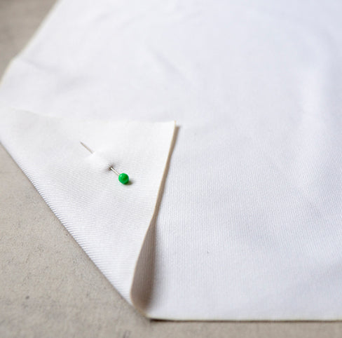 Herringbone - Blue - Performance Knit Fabric