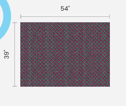 Diamond  Ikat  Velveteen Fabric