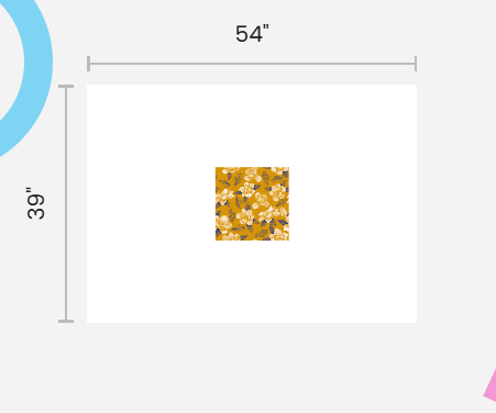 Magnolia - Yellow - Spun Polyester Fabric
