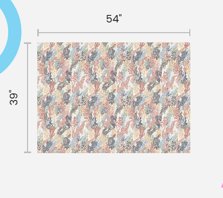 Watercolour Seaweed - Pastels - Swimsuit Knit fabric