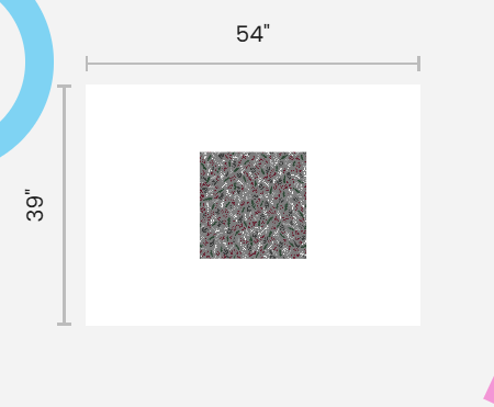 Forest Flora Ditsy- Red White and Green - Cotton Canvas
