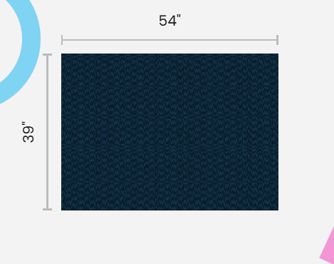 Herringbone - Blue - Organic Cotton Hemp Fabric