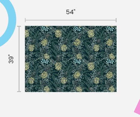Tropical Nights Satin Charmeuse Fabric