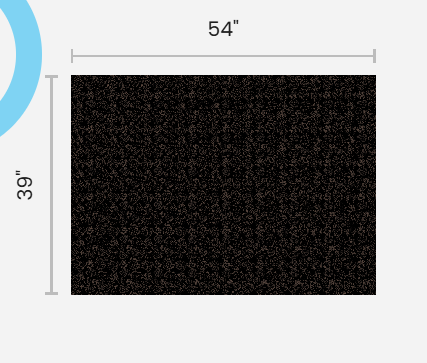Pinecone Lines - Black - Velveteen Fabric