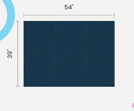 Polka Smudges - Blue - Velveteen Fabric