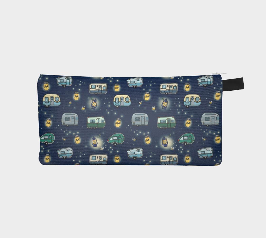 Vintage Camper "Fireflies" Pencil Case